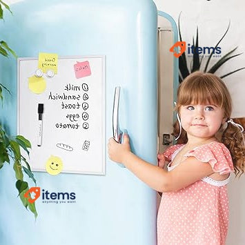 Amazon Basics Dry Erase Whiteboard, with Marker and Magnets - 11 x 14 Inches