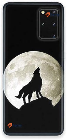 Cokitec Case for Samsung Galaxy S20 Wolf Design Black