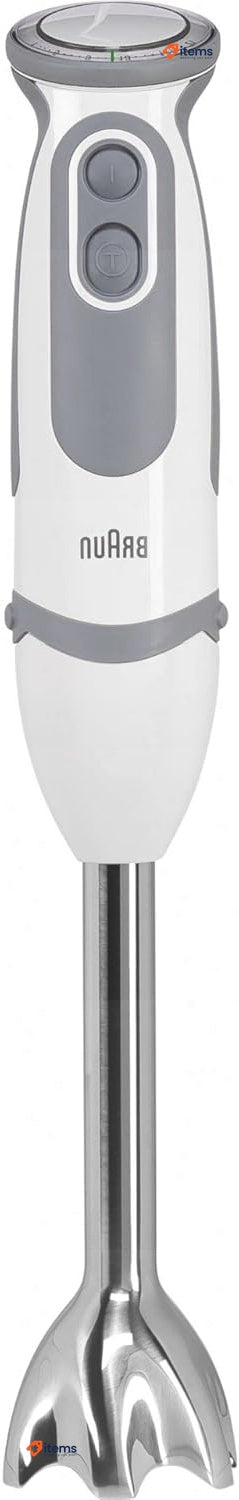 Braun House Hold mq5200 Hand Blender, Plastic, White/Grey