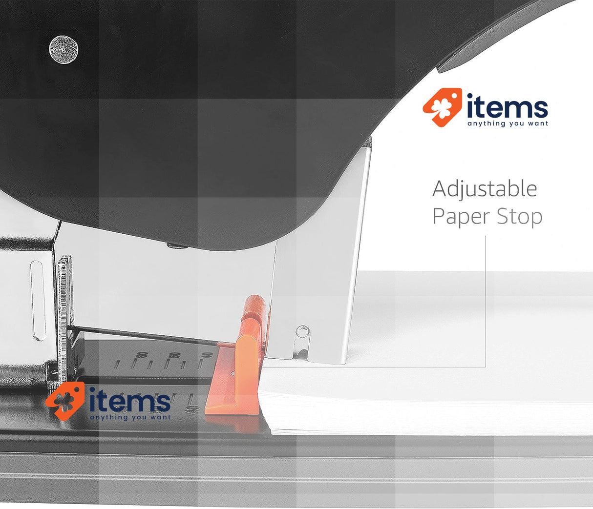 Amazon Basics Stapler 210 Sheets Black Heavy - Duty Staplers Heavy-Duty