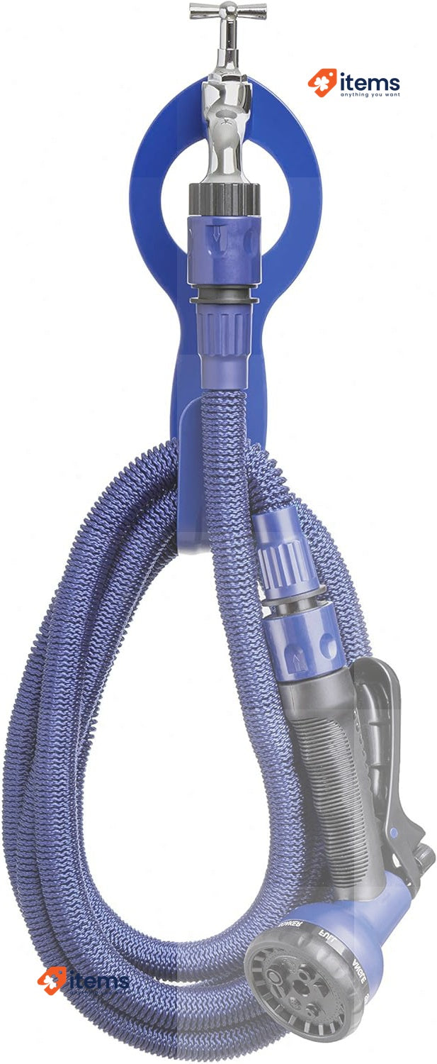 Tatay Superflex Extendable Hose Kit 7.5 m Lightweight 8-Position Nozzle 3/4-1/2