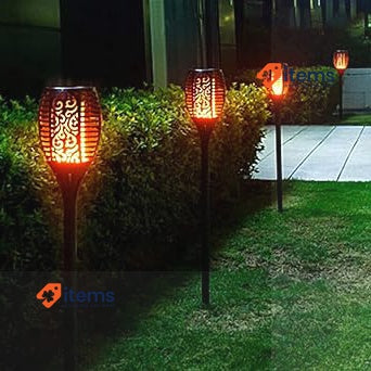Sayapeiy LED Solar Lights Outdoor Waterproof Black 4 PCS