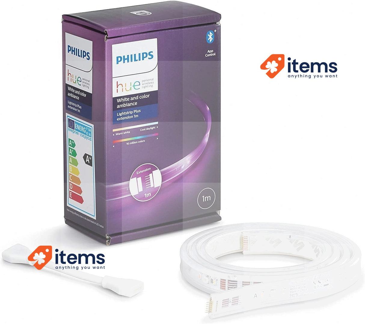 Philips Hue White & Color Ambiance Lightstrip Plus extension One Colour 1 m v4