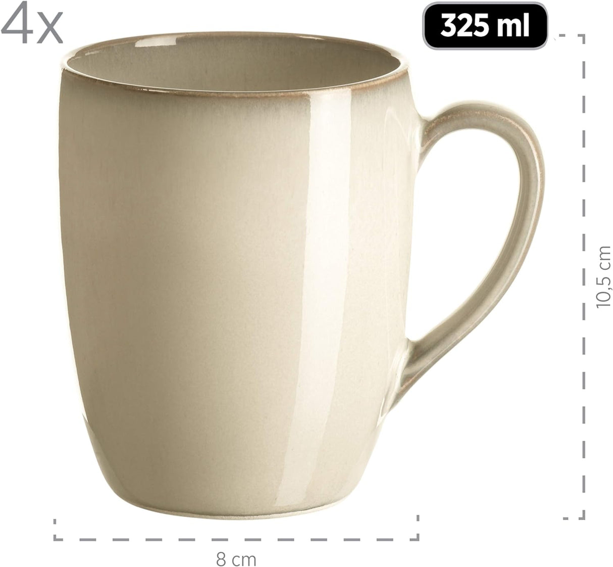 MÄSER 931736 6 Piece Crockery Set