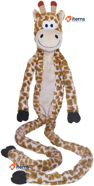 Nobby Plush Giraffe Long with Rope Inside 113 cm 1 Piece