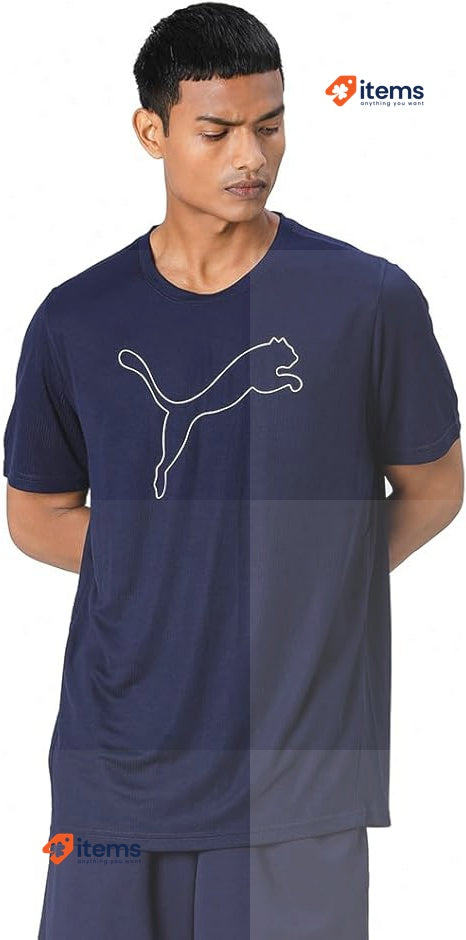 PUMA Men's Performance Cat Tee M Size XXL Black T-Shirt with Large Puma Cat Logo