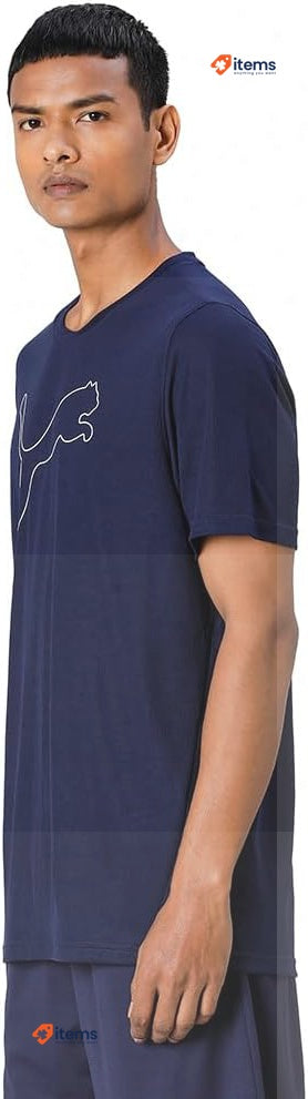 PUMA Men's Performance Cat Tee M Size XXL Black T-Shirt with Large Puma Cat Logo
