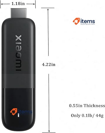 Xiaomi Mi TV Stick with Bluetooth Remote Control with Google Assistant Black