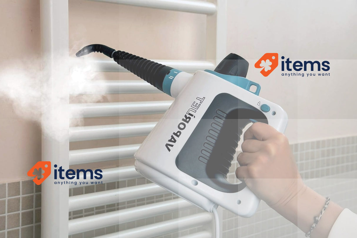 Ariete 4137 Vaporì Jet Steam Gun, Aluminum Boiler, 1050 W White