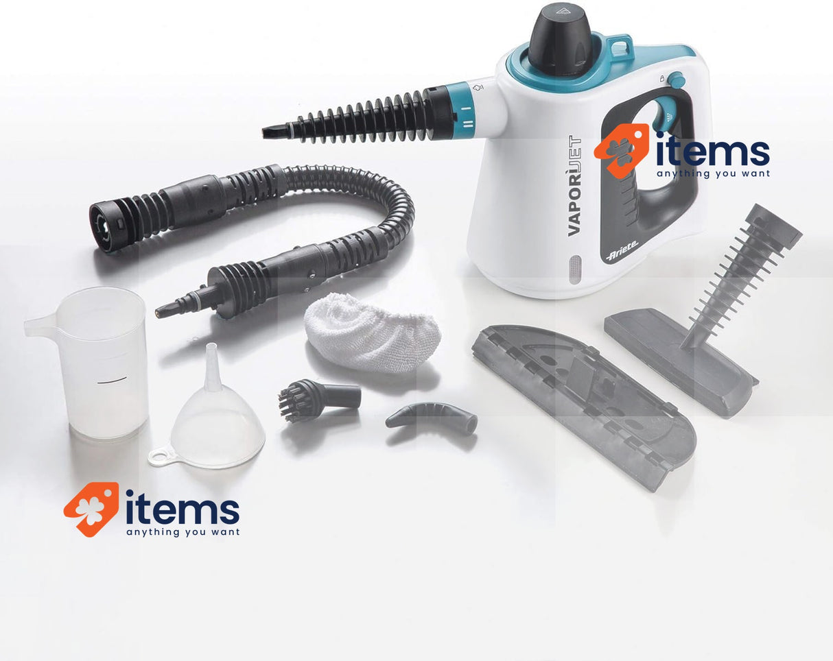 Ariete 4137 Vaporì Jet Steam Gun, Aluminum Boiler, 1050 W White