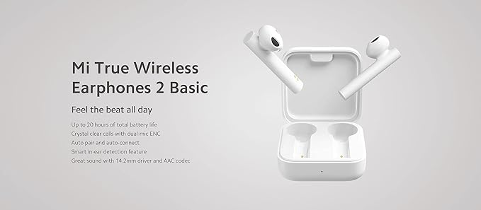 Xiaomi True Wireless Earphones 2 Basic 20 hours Battery Life White
