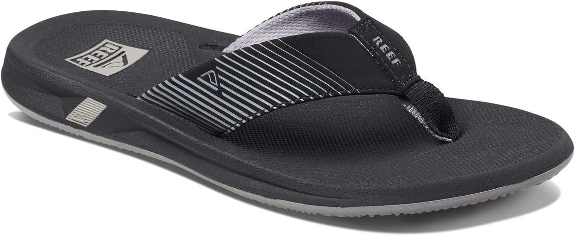 Reef Phantom II Men's Beach Flipflop Synthetic Black 48 EU