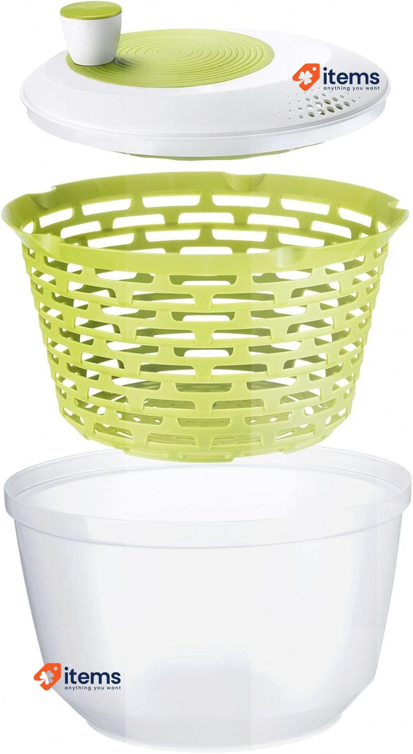 Westmark Salad Spinner, Capacity: 4.4 litres, ø 23.5 cm, Plastic BPA-free