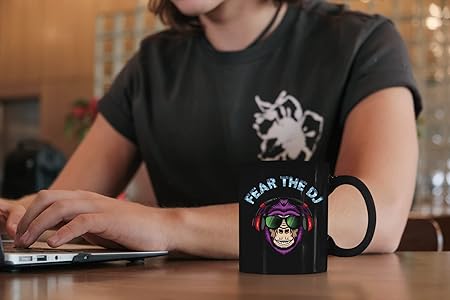 Acen Merchandise DJ YODA Fun Mug with Colour Changing Effect