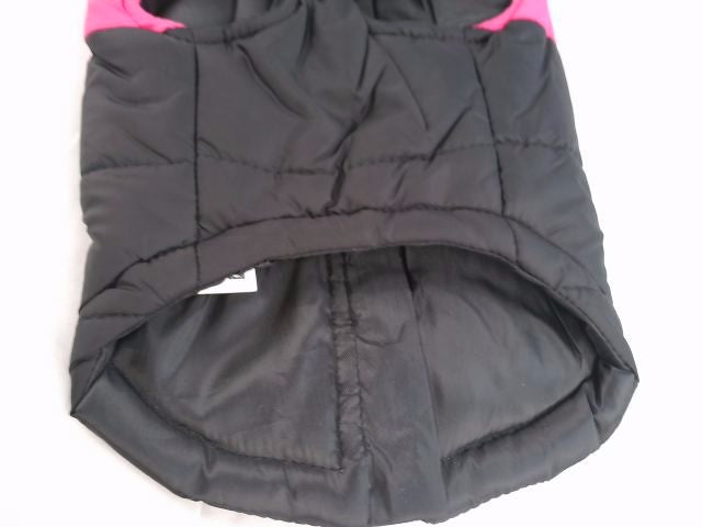 FEimaX Dog Coat Waterproof Winter Warm Jacket Puppy Vest M Pink D-ring Outdoor