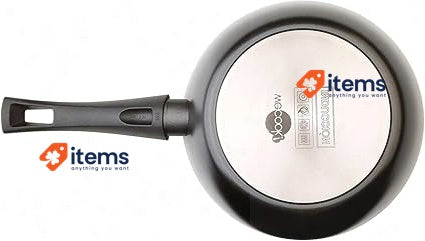 WECOOK Ecogreen Frying Pan With Basket 20 Cm Black PFOA Induction Non - Stick