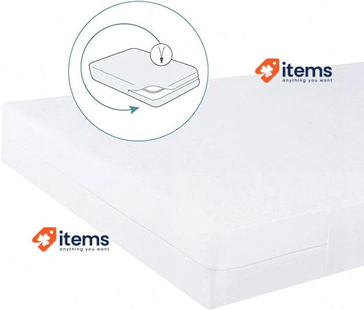 Bedecor Zippered Waterproof Breathable Terry Towelling - 90x190+16cm 16 CM