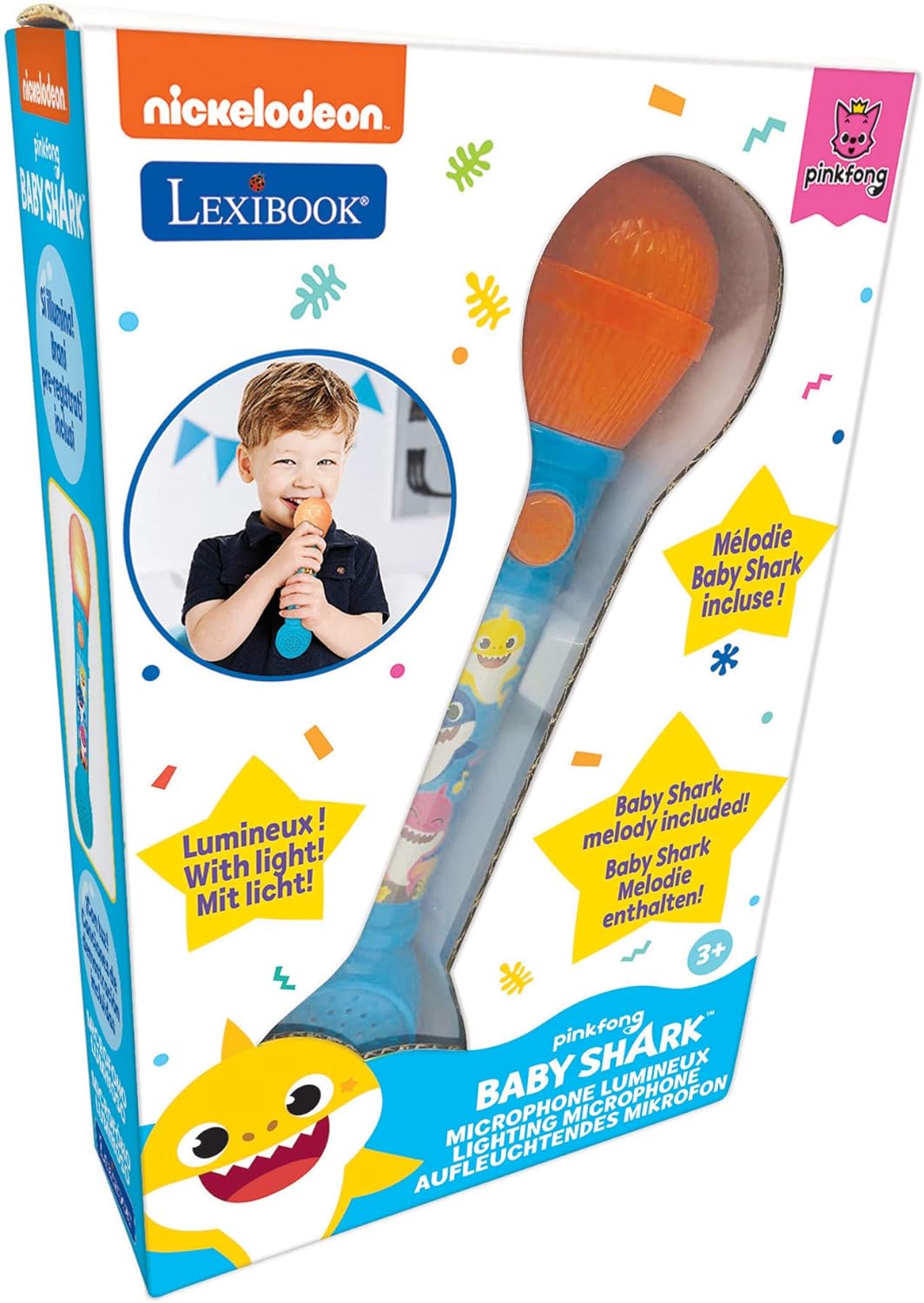 LEXIBOOK MIC80BS Pinkfong Baby Shark Microphone