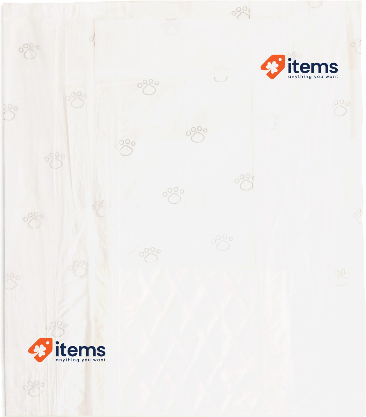 Amazon Basics Male Dog Wrap, Disposable Nappies - M, Pack of 50, White