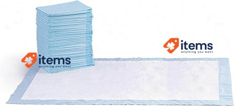Amazon Basics Dog And Puppy Training Pads Leakproof Blue White 5 - Layer Design