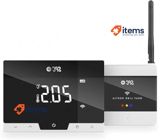 Hestia: Wi - Fi Thermostat Intelligent Heating Black Control Via SPC Iot Wi-Fi