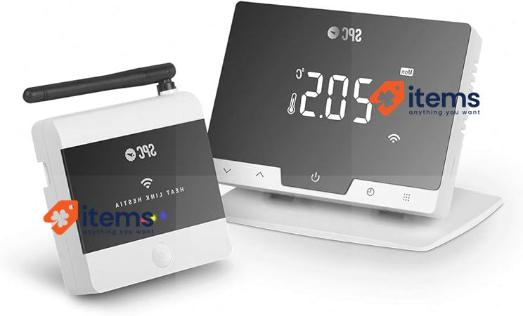 Hestia: Wi - Fi Thermostat Intelligent Heating Black Control Via SPC Iot Wi-Fi