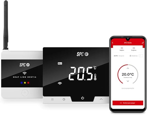 Hestia: Wi-Fi Thermostat Intelligent Heating Black