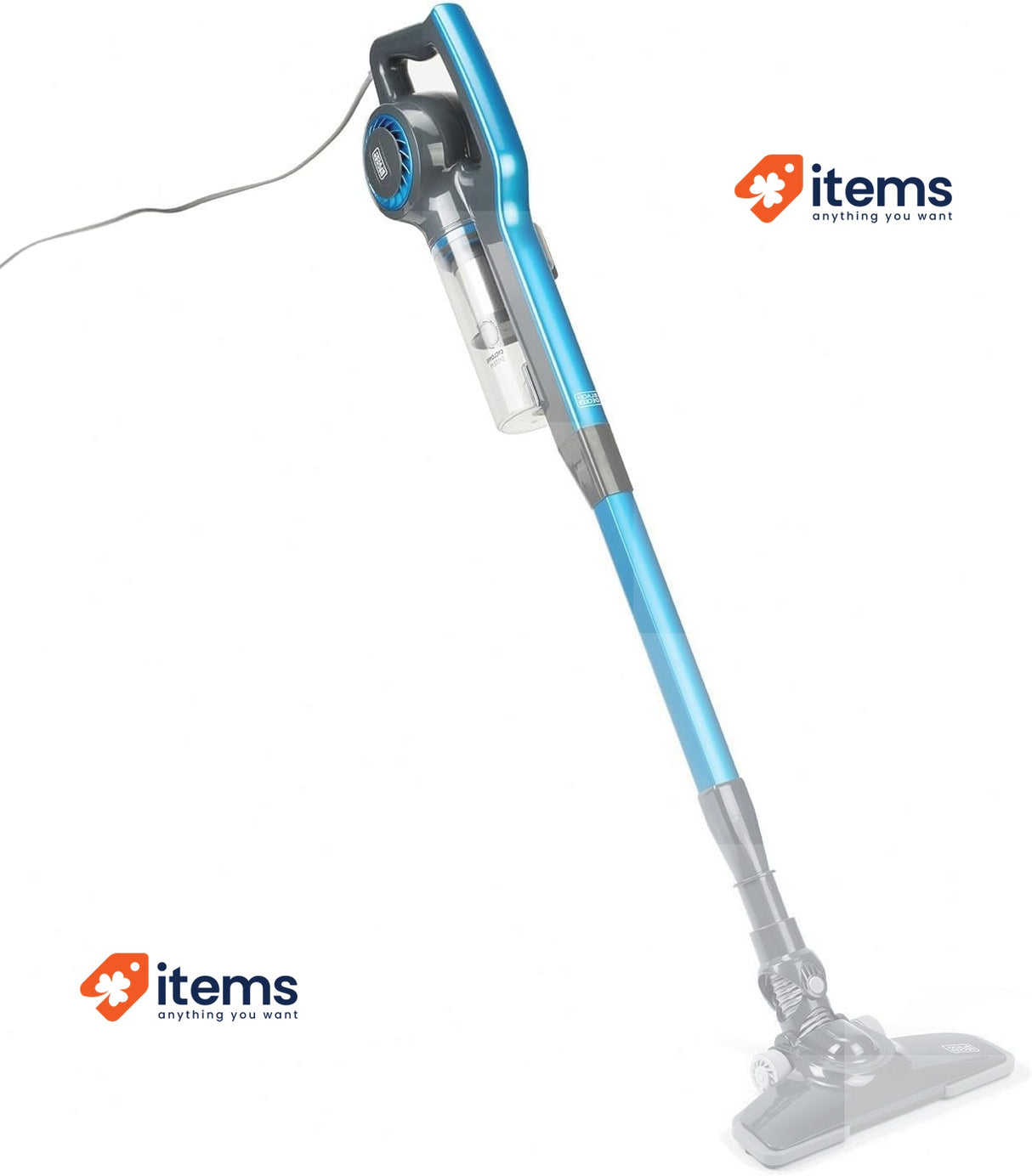 BLACK+DECKER BXVMS600E Electric fuck 3 in 1 600W Hand Vacuum Cleaner Blue