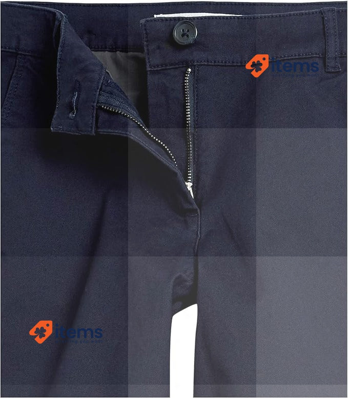 Amazon Essentials Women's Classic Straight - Fit Navy 20 Slim Leg Stretch Twill