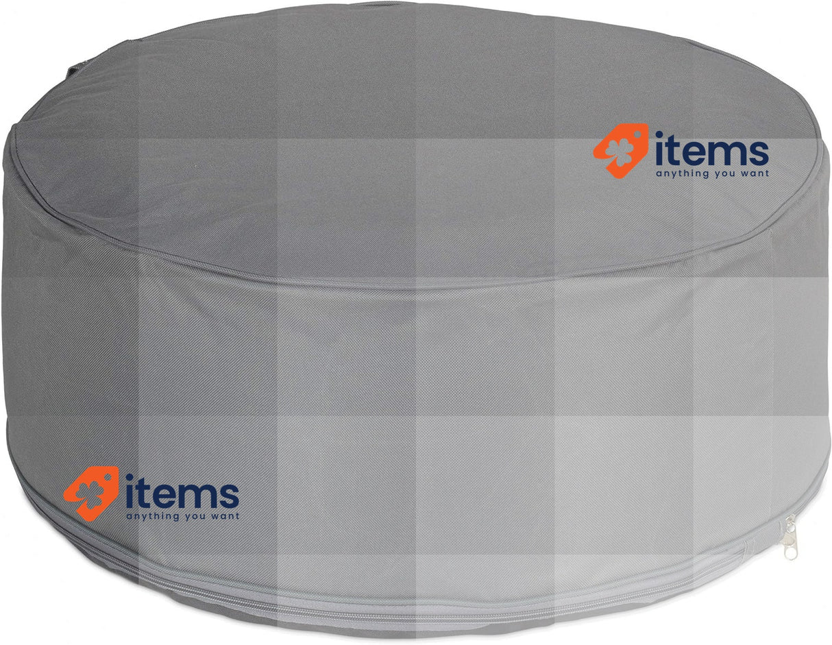 Relaxdays Inflatable stool, Outdoor Pouf for Camping & Garden, Sitting Stool