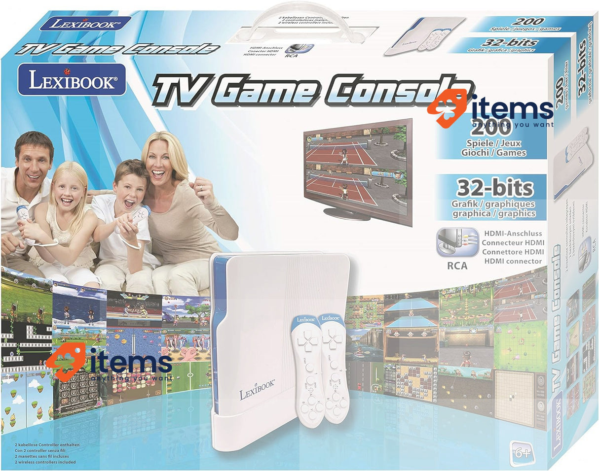 Lexibook TV Console JG7430 Lexibook, Lexibook, TV White Blue 200 32-bit USB-C