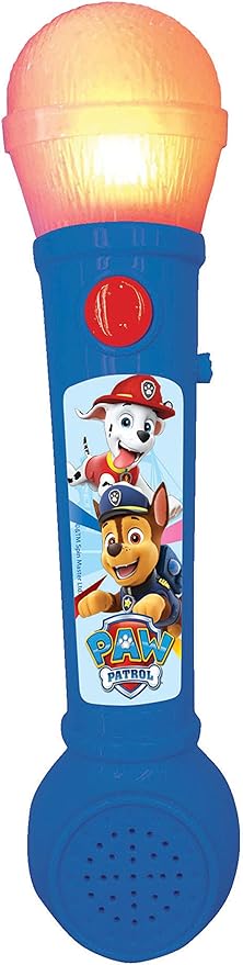 LEXIBOOK MIC80PA Paw Patrol Microphone for Children, Musical Toy Game Blue/red