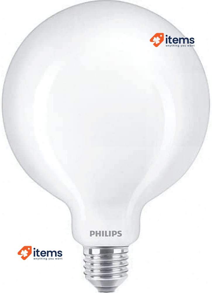 Philips LED Premium Classic G120 Frosted Light Bulb Globe Non Dimmable 10.5W