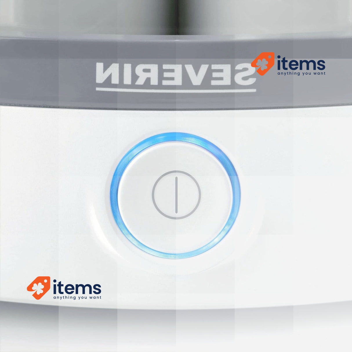 SEVERIN JG 3518 Yogurt Maker, Plastic, White/Grey