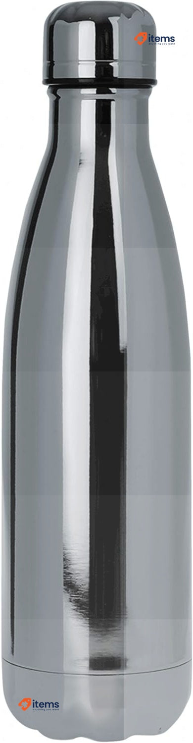NERTHUS FIH 714 Double Wall Insulated Bottle, Stainless Steel 350 ml, Titanium