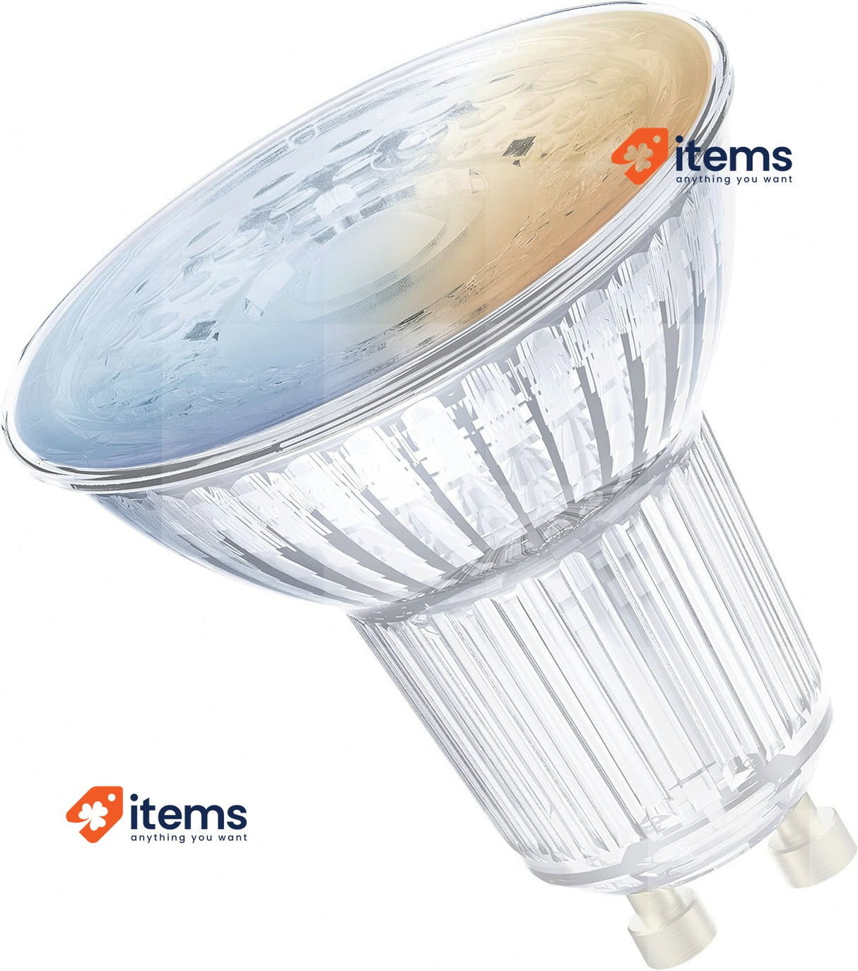 LEDVANCE Smart Led Reflector Lamp With Bluetooth Silver 40 W Gu10 White Warm