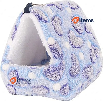 Gexu Animal Bed For Hamster Pig House Nest Cuddly Rabbit Winter Plush Cotton