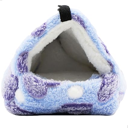 Gexu Animal Bed For Hamster Pig House Nest Cuddly Rabbit Winter Plush Cotton