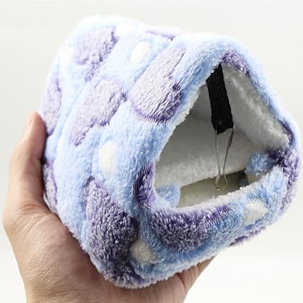 Gexu Animal Bed For Hamster Pig House Nest Cuddly Rabbit Winter Plush Cotton
