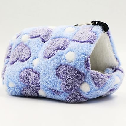 Gexu Animal Bed For Hamster Pig House Nest Cuddly Rabbit Winter Plush Cotton