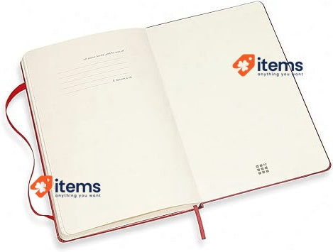 Moleskine - 18 Month Weekly Planner/Diary Colour Scarlet Red, 208 Pages 21 cm
