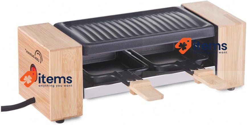 LITTLE BALANCE 8387 Raclette Wood for 2 Squeegee, Bamboo <p>Raclette - Grill