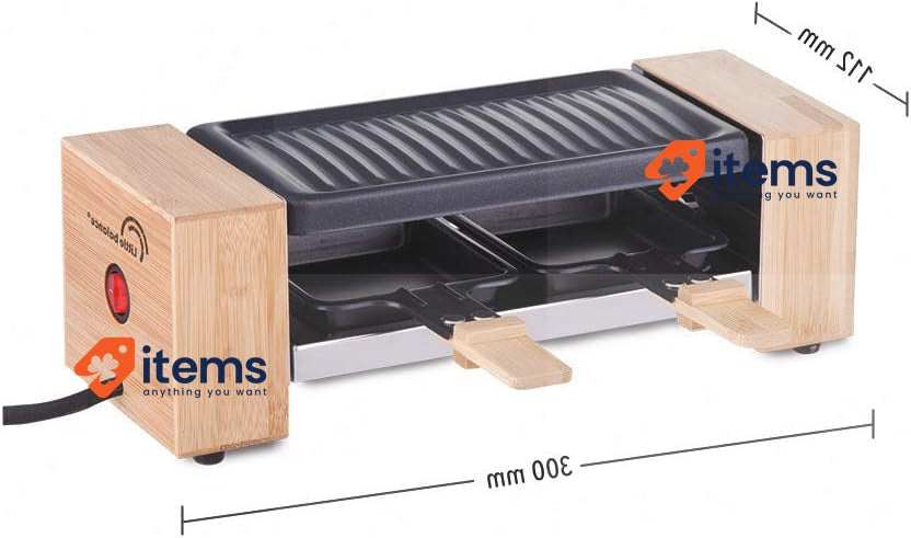 LITTLE BALANCE 8387 Raclette Wood for 2 Squeegee, Bamboo <p>Raclette - Grill