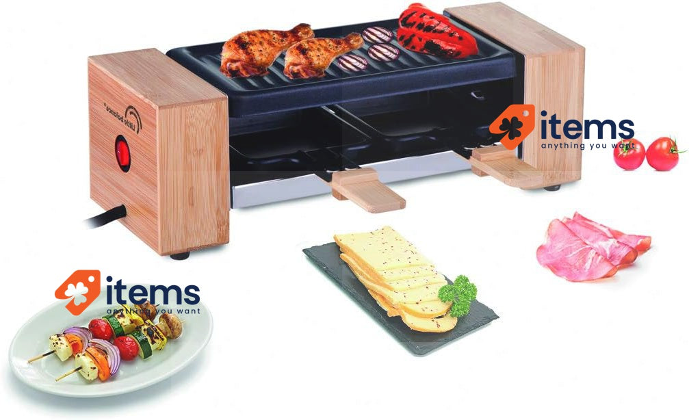 LITTLE BALANCE 8387 Raclette Wood for 2 Squeegee, Bamboo <p>Raclette - Grill