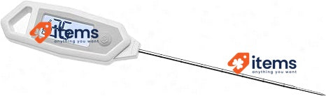 TFA Dostmann 30.1064.02.K Digital Probe Thermometer Stainless White Factory L W