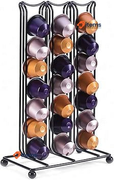 Support Coffee Capsule Holder for 42 Pieces Nespresso Coffee Capsulas Stand Rack
