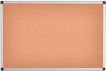 Bi-Office Cork Board Maya, Aluminium Frame, 105 x 75 cm