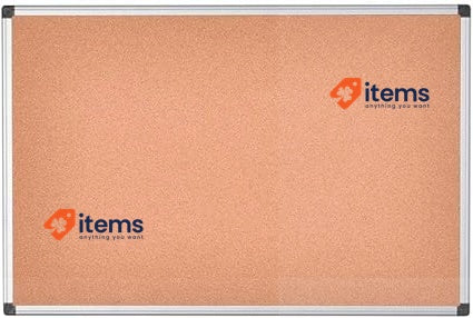 Bi - Office Cork Board Maya, Aluminium Frame, 105 X 75 Cm Pink Bi-Office