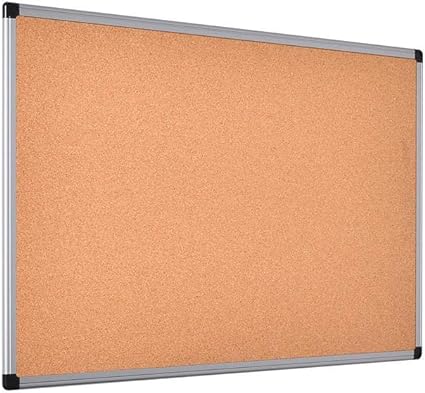 Bi-Office Cork Board Maya, Aluminium Frame, 105 x 75 cm