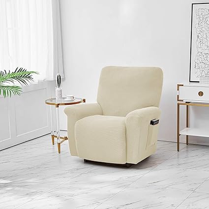 ele ELEOPTION Recliner Sofa Cover Massage Chair (Beige)